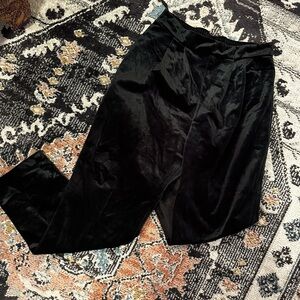 Vintage VTG velvet high waist trousers